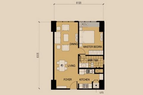 One-Bedroom Unit Type 03 and 05
