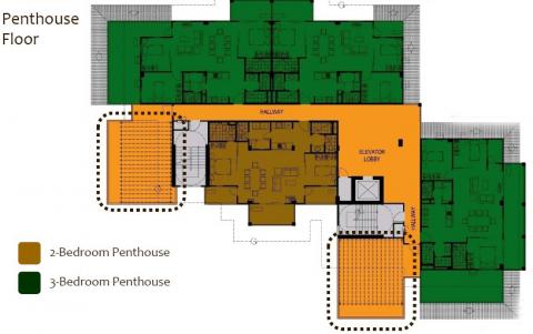 Kasa Luntian Building Floor Plans (Penthouse Floor)