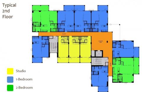 Kasa Luntian Building Floor Plans (Typical Second Floor)