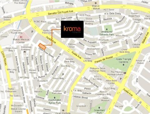 KROMA Tower Location Map