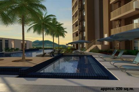 Pool Deck Perspective Rendering