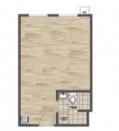 Studio Unit floor plan