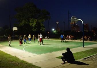 Basketball Court Perspective Rendering