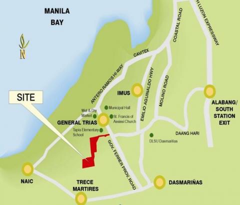 BellaVita Cavite Location Map