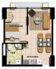 Typical 1BR Unit Layout