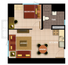 Typical 1-Bedroom Unit Layout